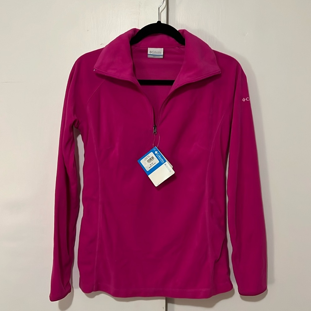 NWT Columbia Women’s Glacial IV 1/2 Zip Fleece, Hot Pink